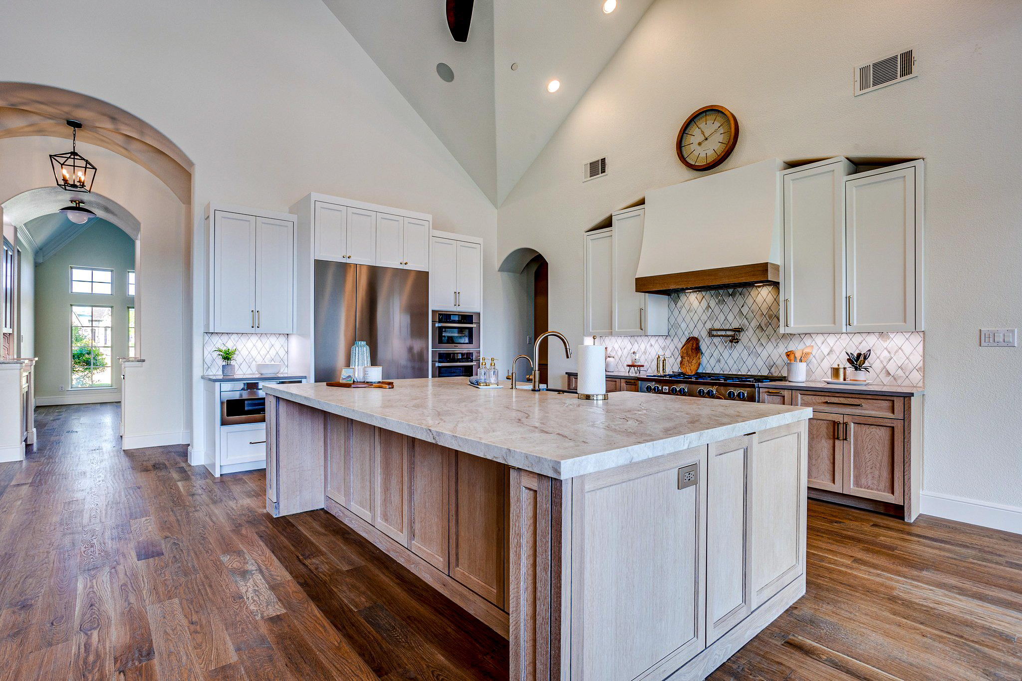 Kingston Grey Silver kitchen installation